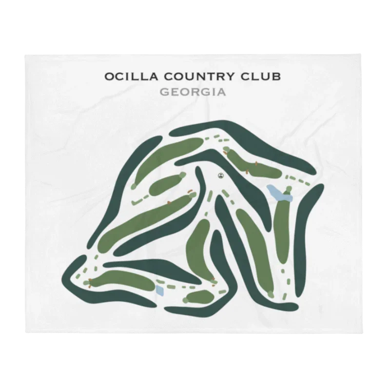 Ocilla Country Club, Georgia - Printed Golf Courses