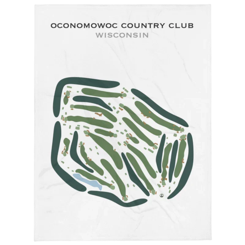 Oconomowoc Country Club, Wisconsin - Printed Golf Courses