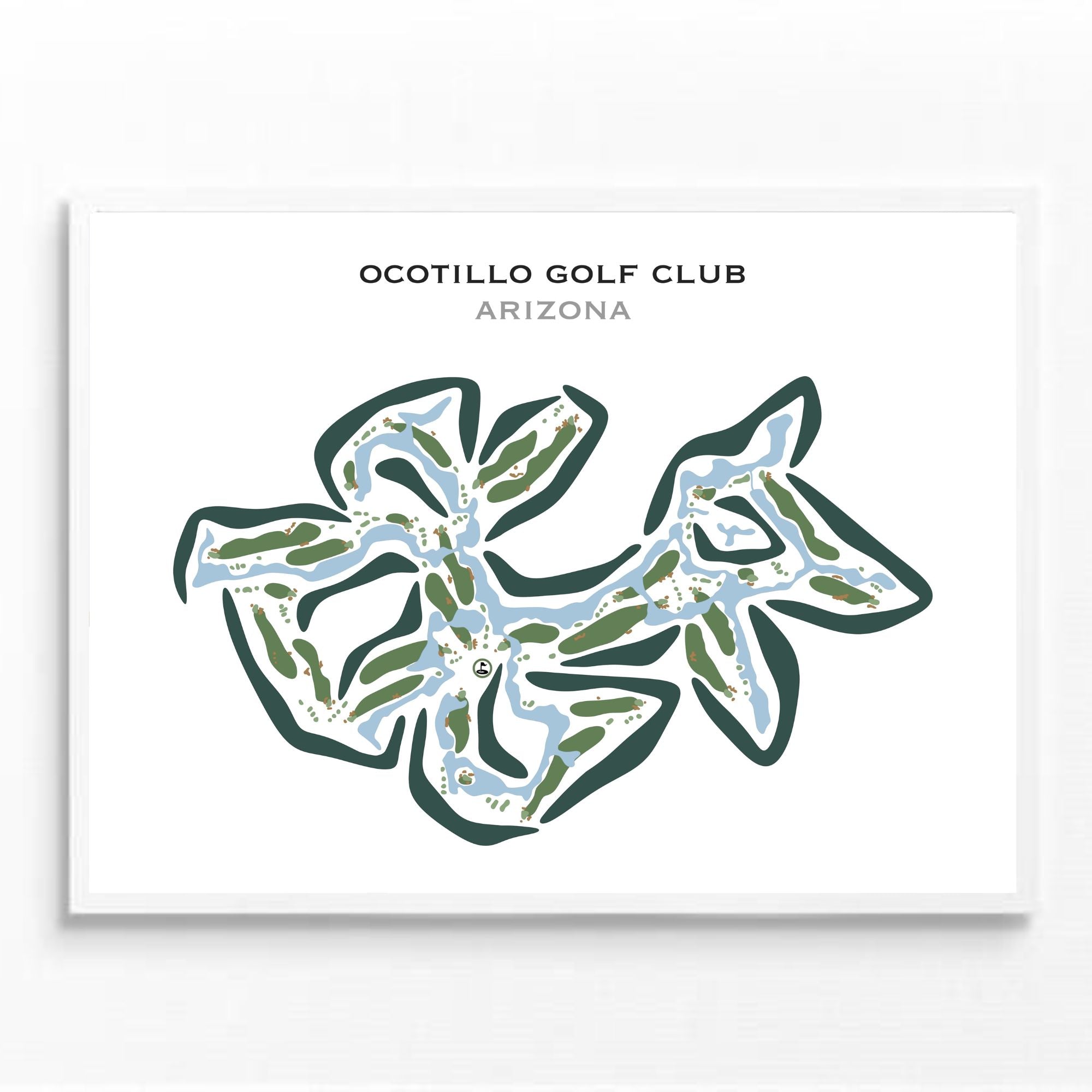 Ocotillo Golf Club, Arizona - Printed Golf Courses