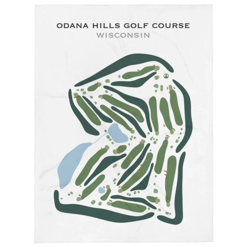 Odana Hills Golf Course, Wisconsin - Printed Golf Courses