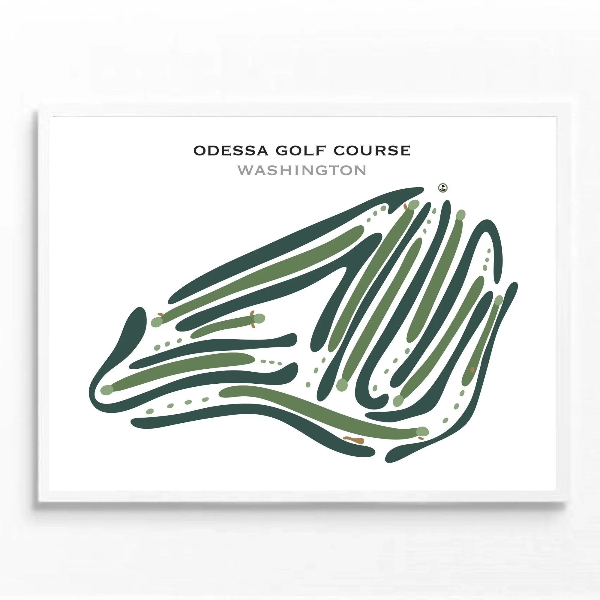 Odessa Golf, Washington - Printed Golf Courses