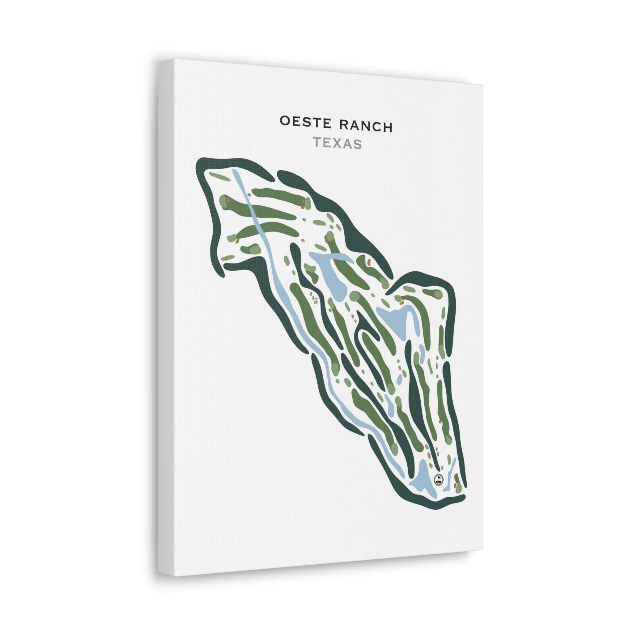 Oeste Ranch, Texas - Printed Golf Courses