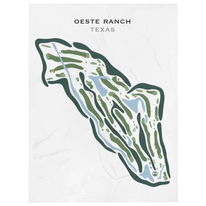Oeste Ranch, Texas - Printed Golf Courses