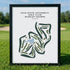 Ohio State University Golf Club Scarlet Course, Ohio - Printed Golf Courses