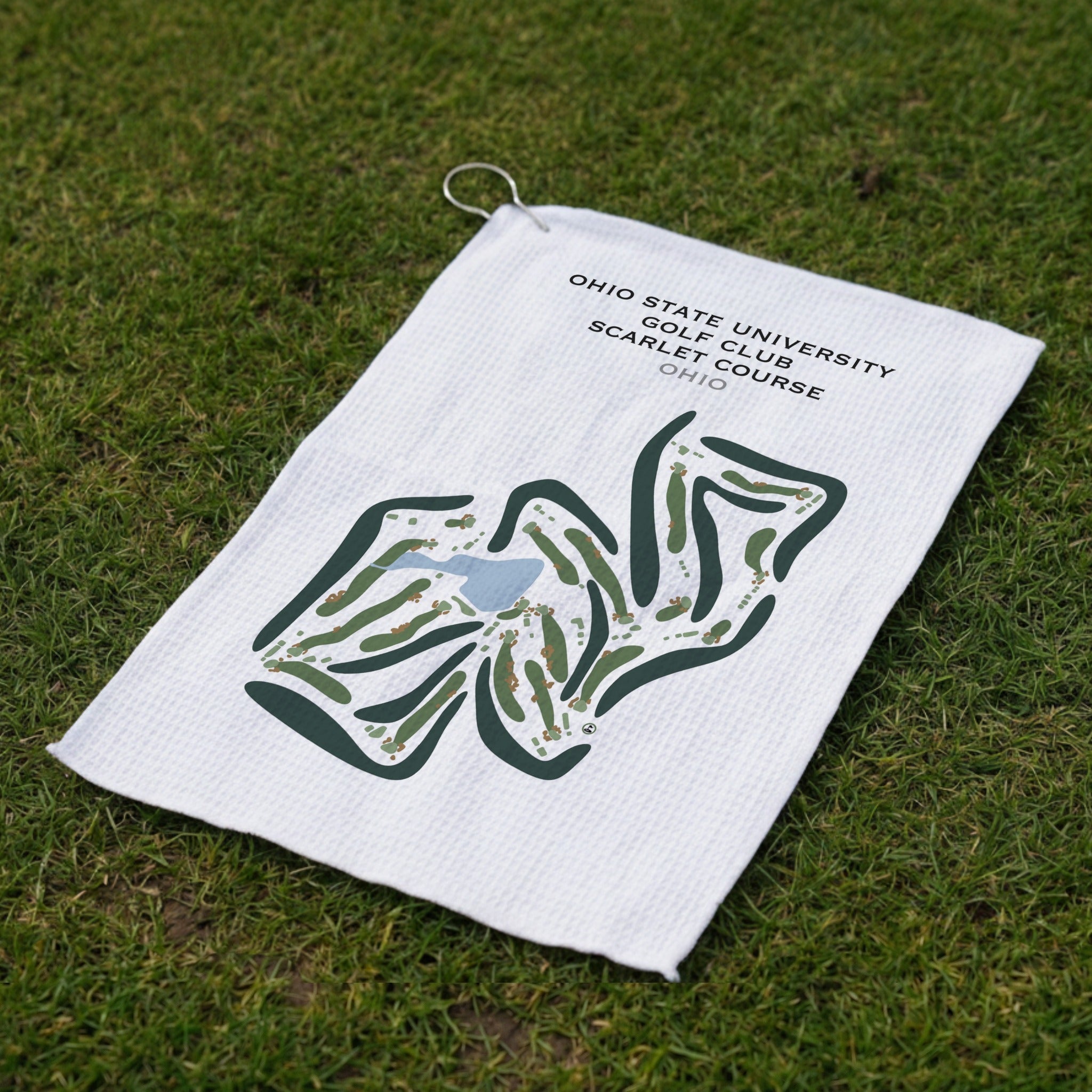 Ohio State University Golf Club Scarlet Course, Ohio - Printed Golf Courses