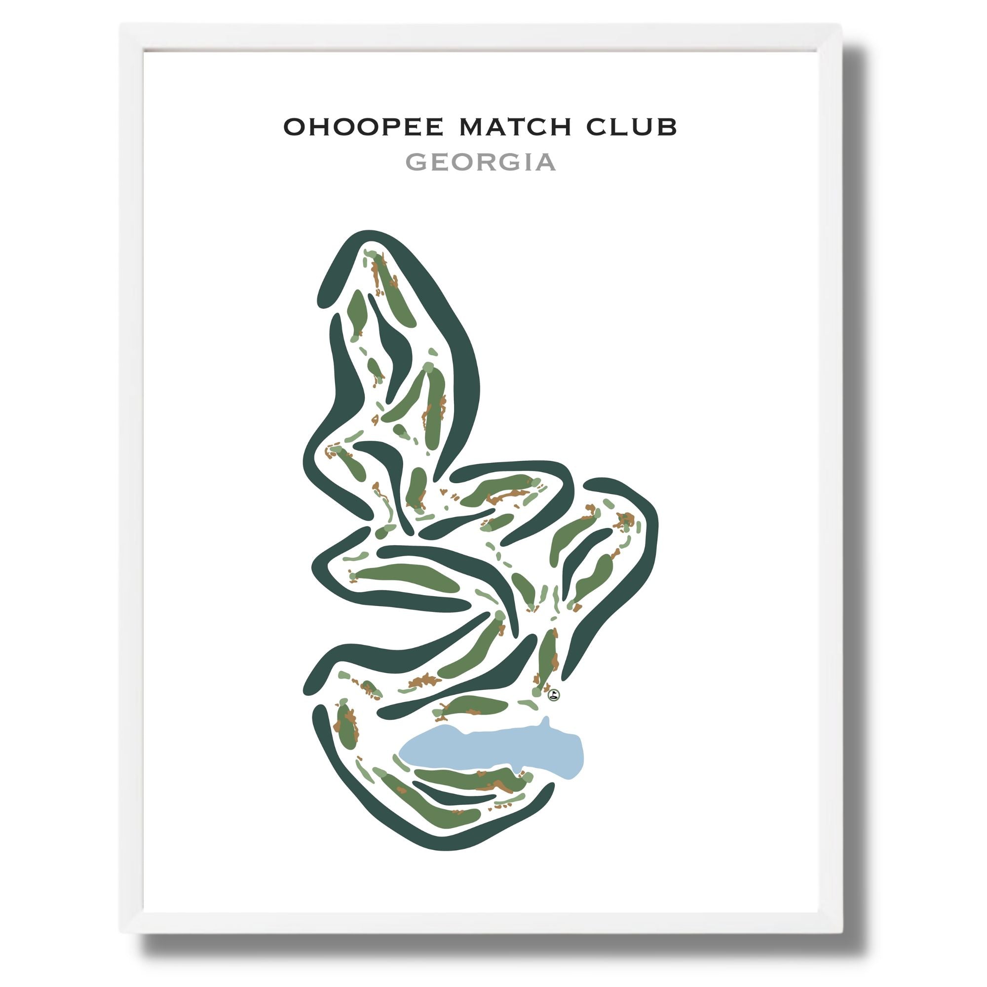 Ohoopee Match Club, Georgia - Printed Golf Courses