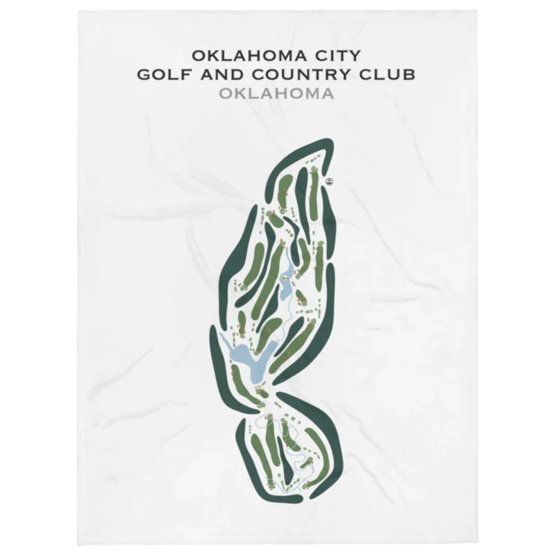 Oklahoma City Golf and Country Club, Oklahoma - Printed Golf Courses