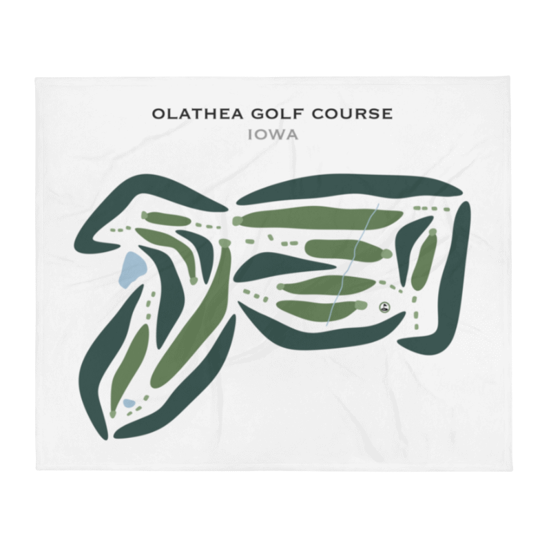 Olathea Golf Course, Iowa - Printed Golf Courses