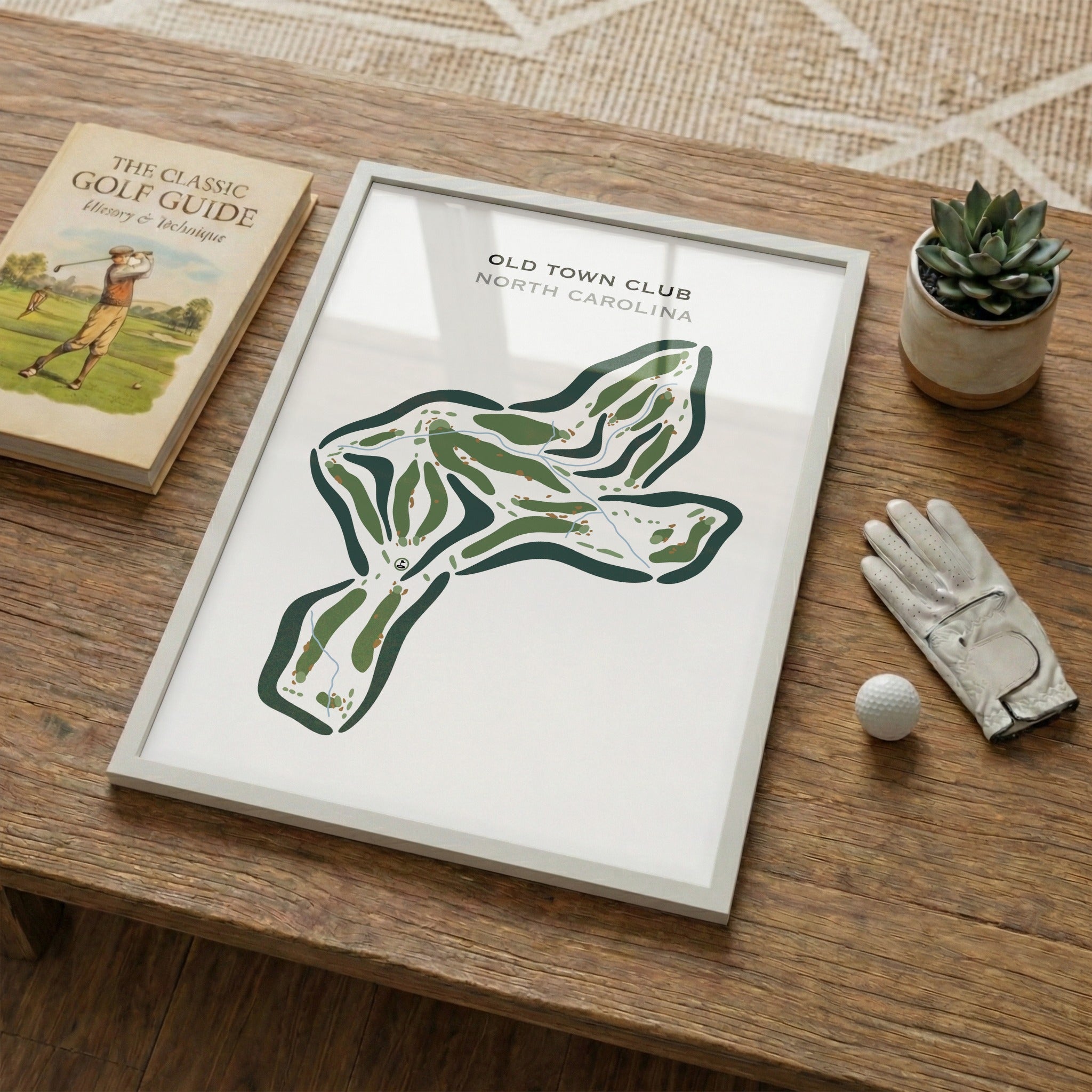 Old Town Club, North Carolina - Printed Golf Courses