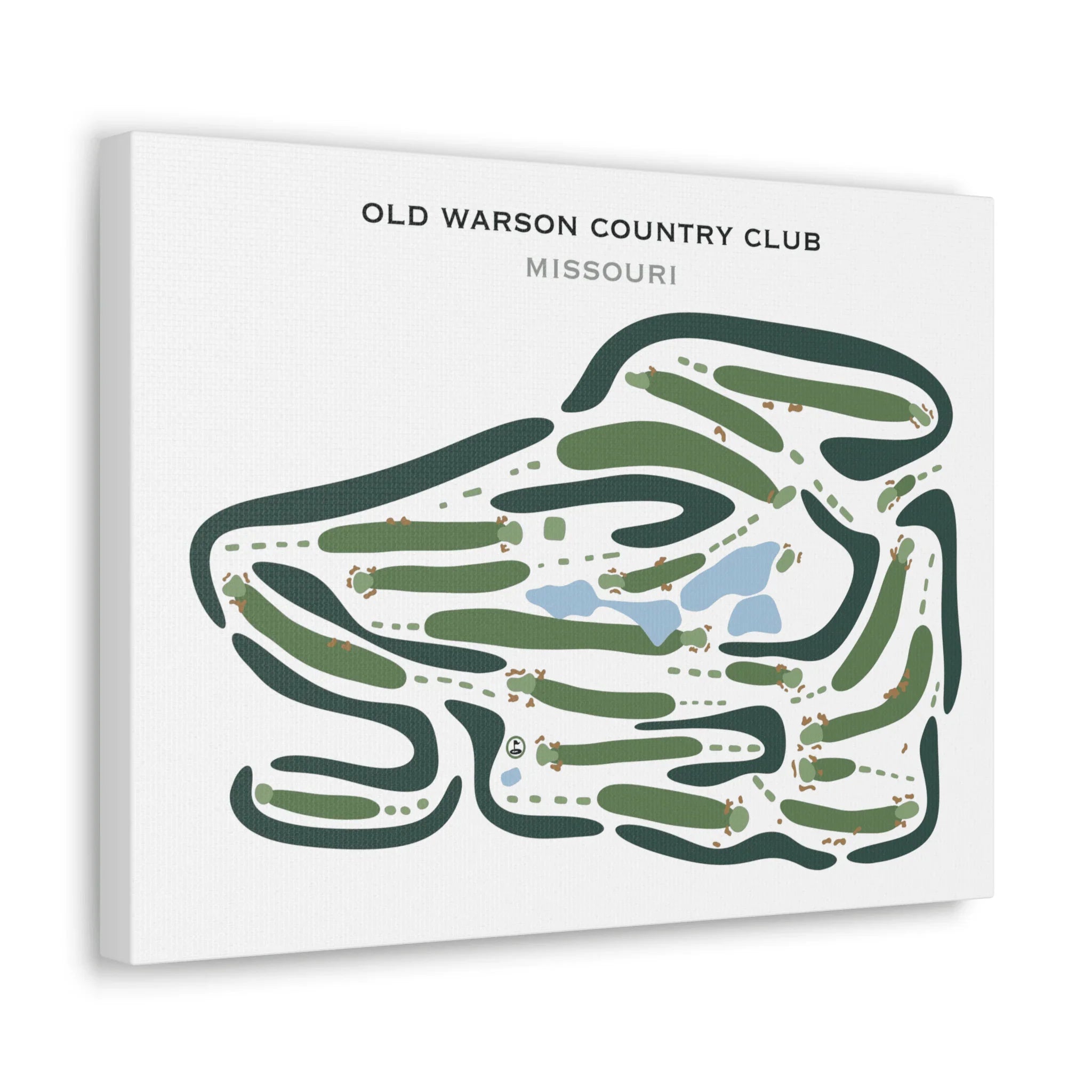 Old Warson Country Club, Missouri - Printed Golf Courses