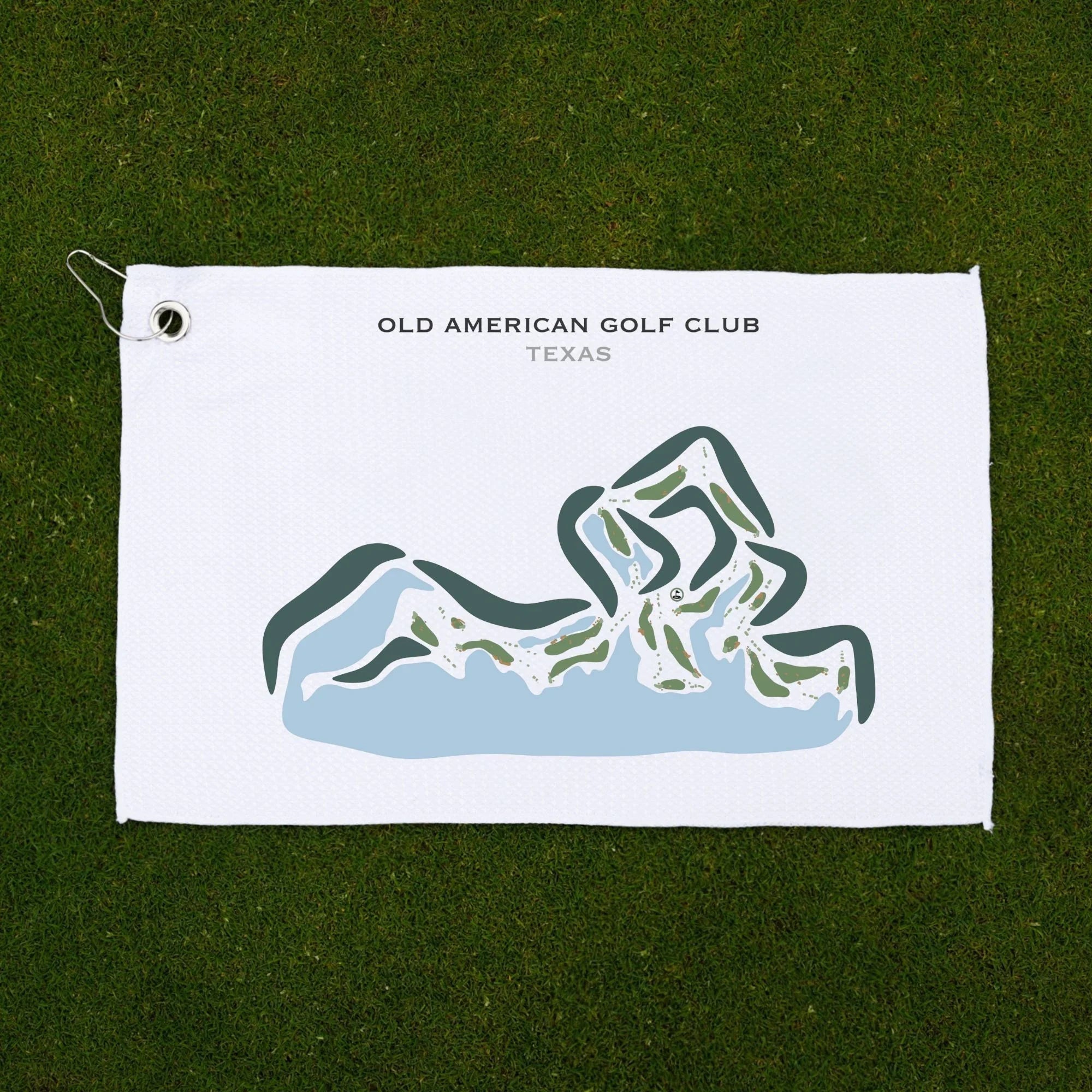 Old American Golf Club, Texas - Printed Golf Courses