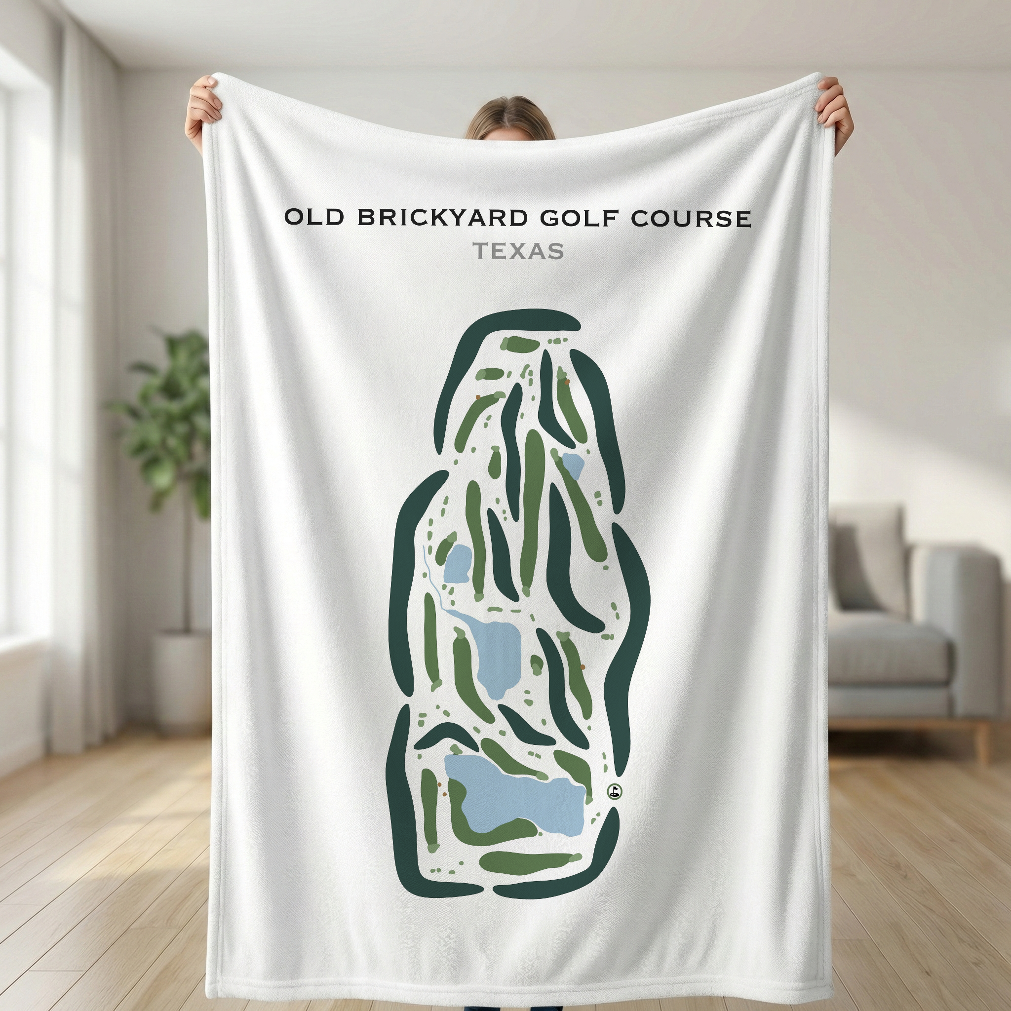 Old Brickyard Golf Course, Texas - Printed Golf Courses
