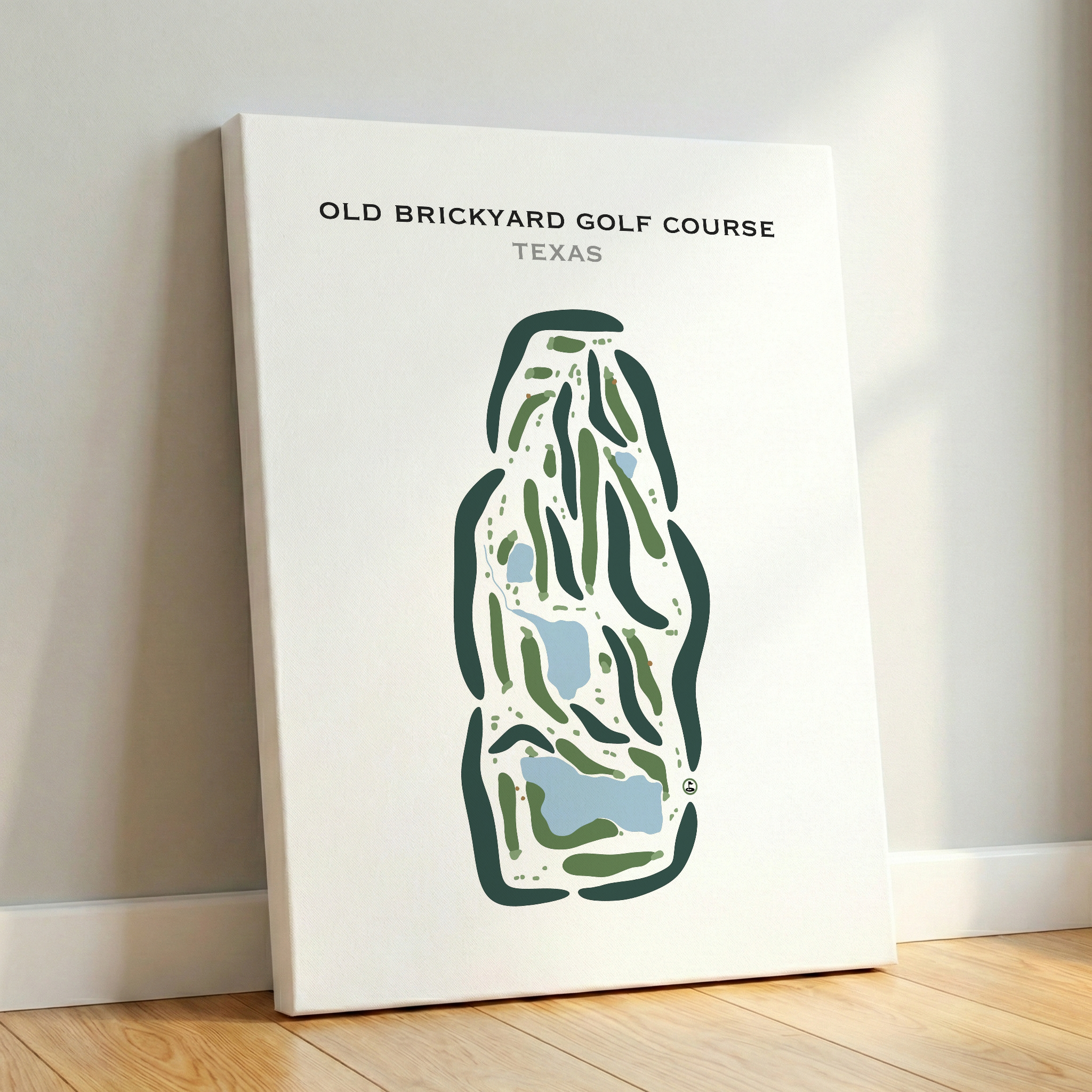 Old Brickyard Golf Course, Texas - Printed Golf Courses