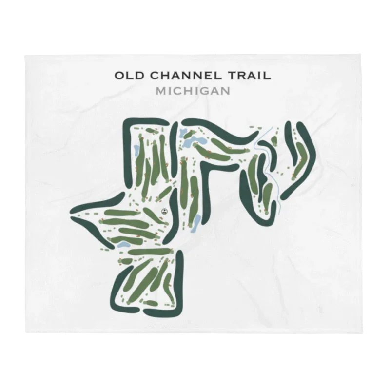 Old Channel Trail, Michigan - Printed Golf Courses