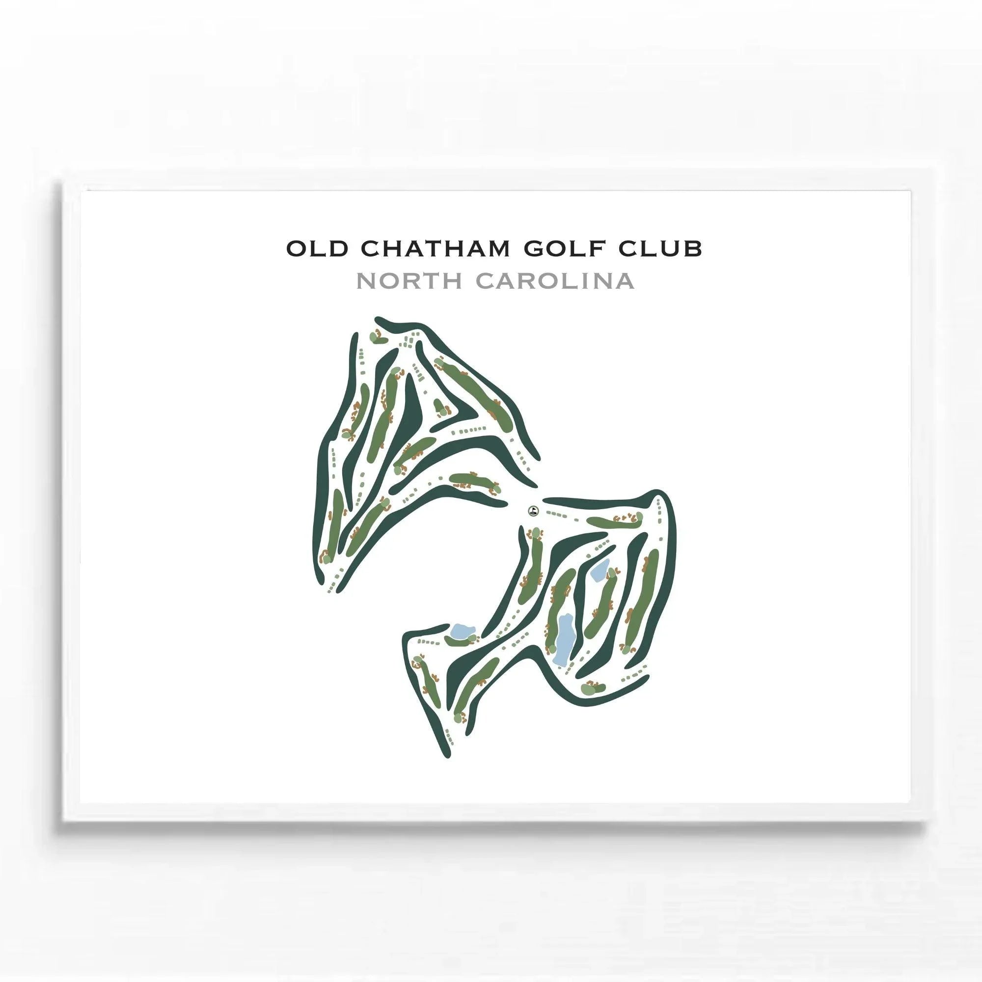 Old Chatham Golf Club, North Carolina - Printed Golf Course