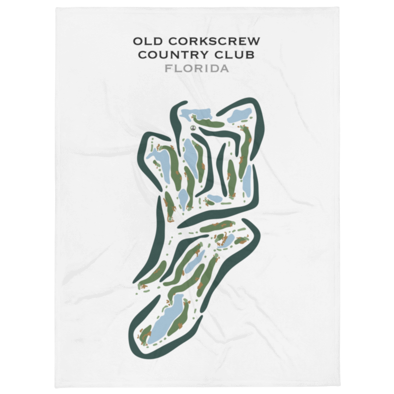Old Corkscrew Country Club, Florida - Printed Golf Courses