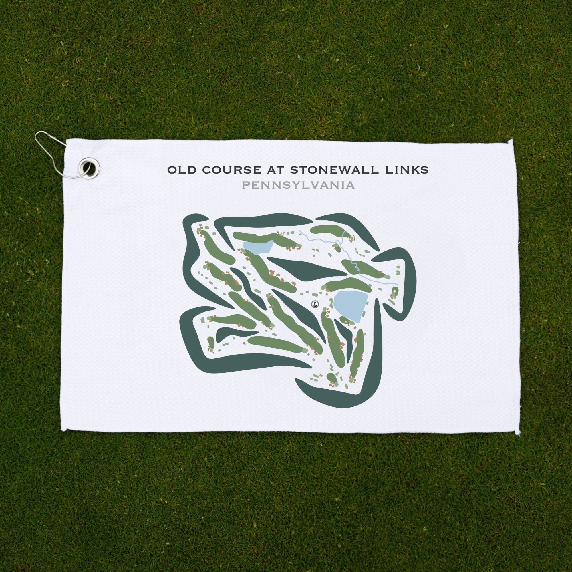 Old Course at Stonewall Links, Pennsylvania - Printed Golf Courses