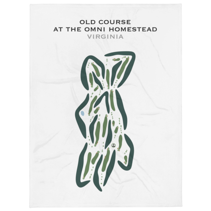 Old Course at The Omni Homestead, Virginia - Printed Golf Courses
