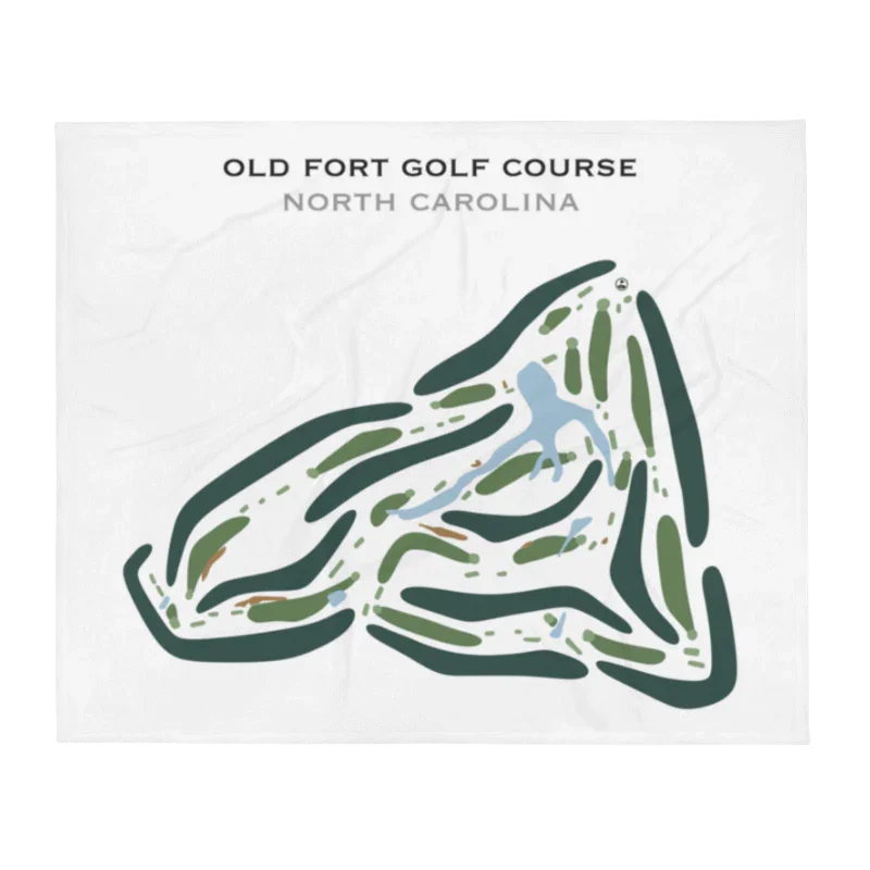 Old Fort Golf Course, North Carolina - Printed Golf Courses