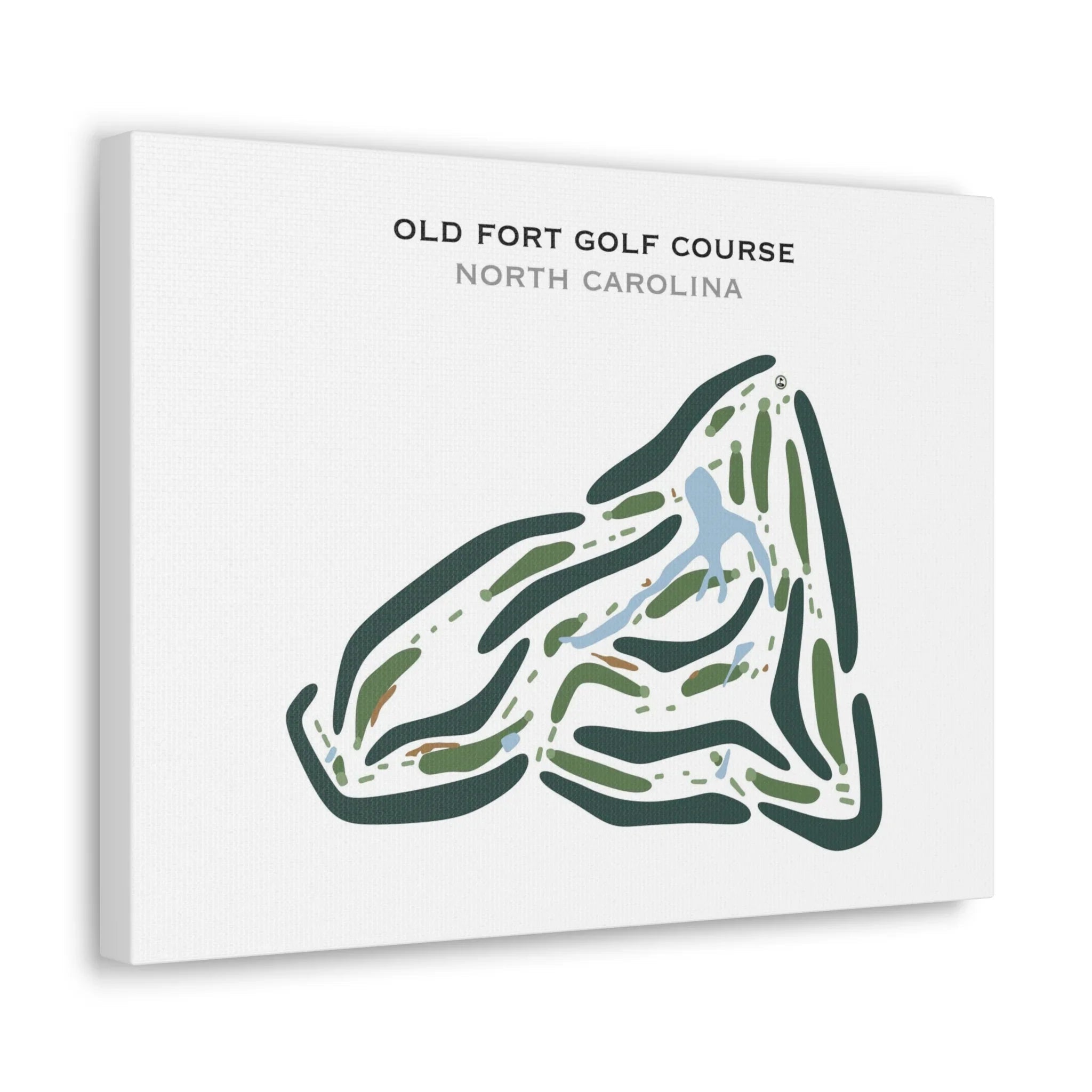 Old Fort Golf Course, North Carolina - Printed Golf Courses