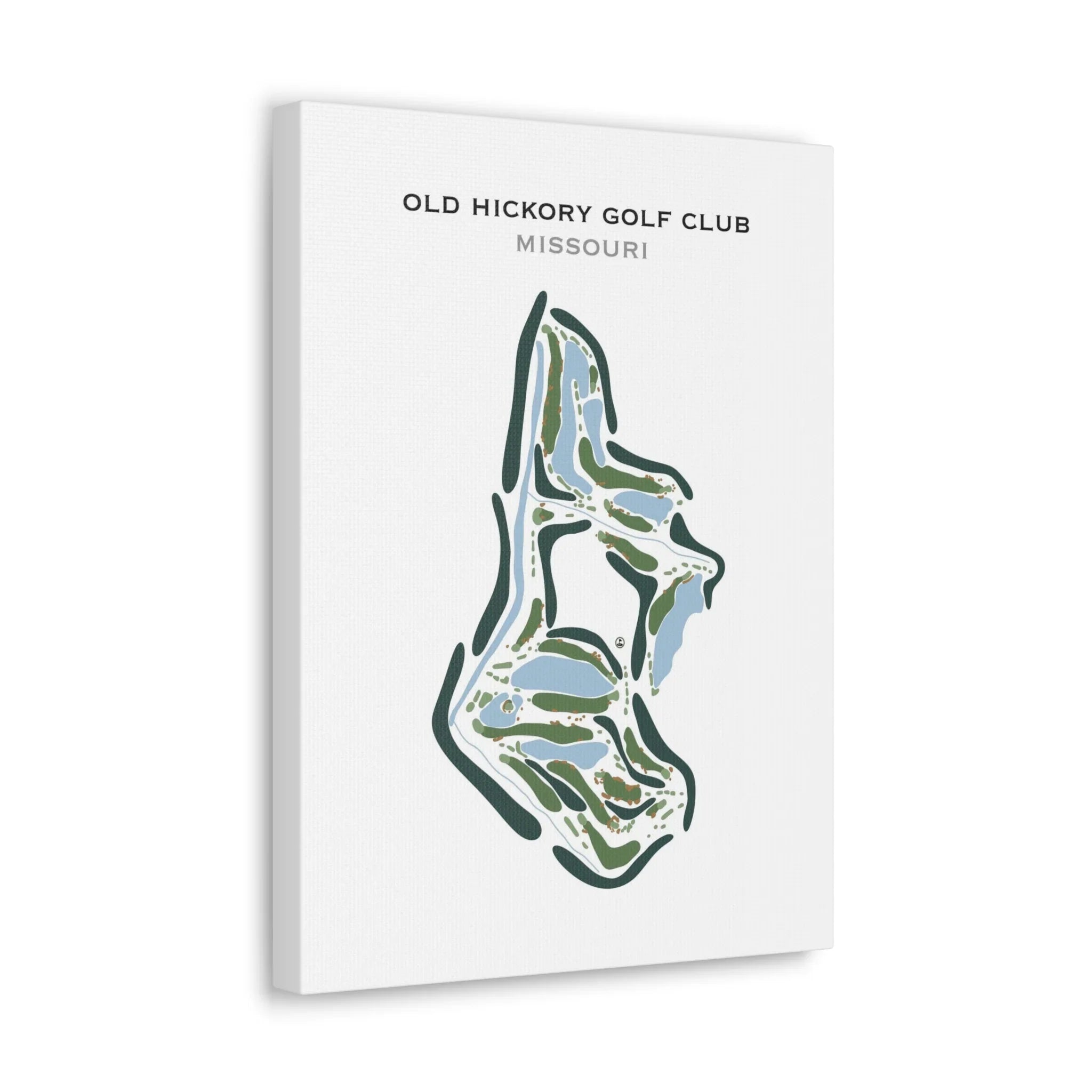 Old Hickory Golf Club, Missouri - Printed Golf Course
