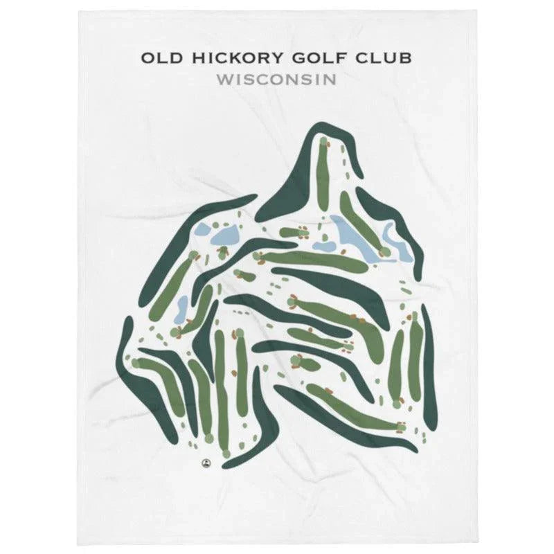 Old Hickory Golf Club, Wisconsin - Printed Golf Course