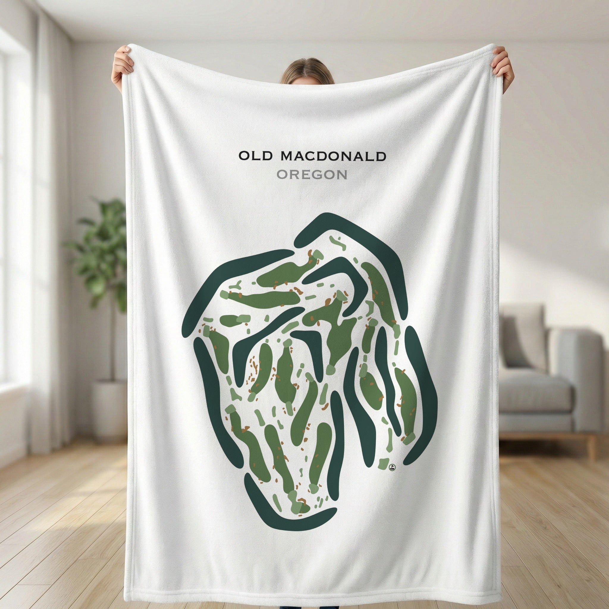 Old Macdonald, Oregon - Printed Golf Courses