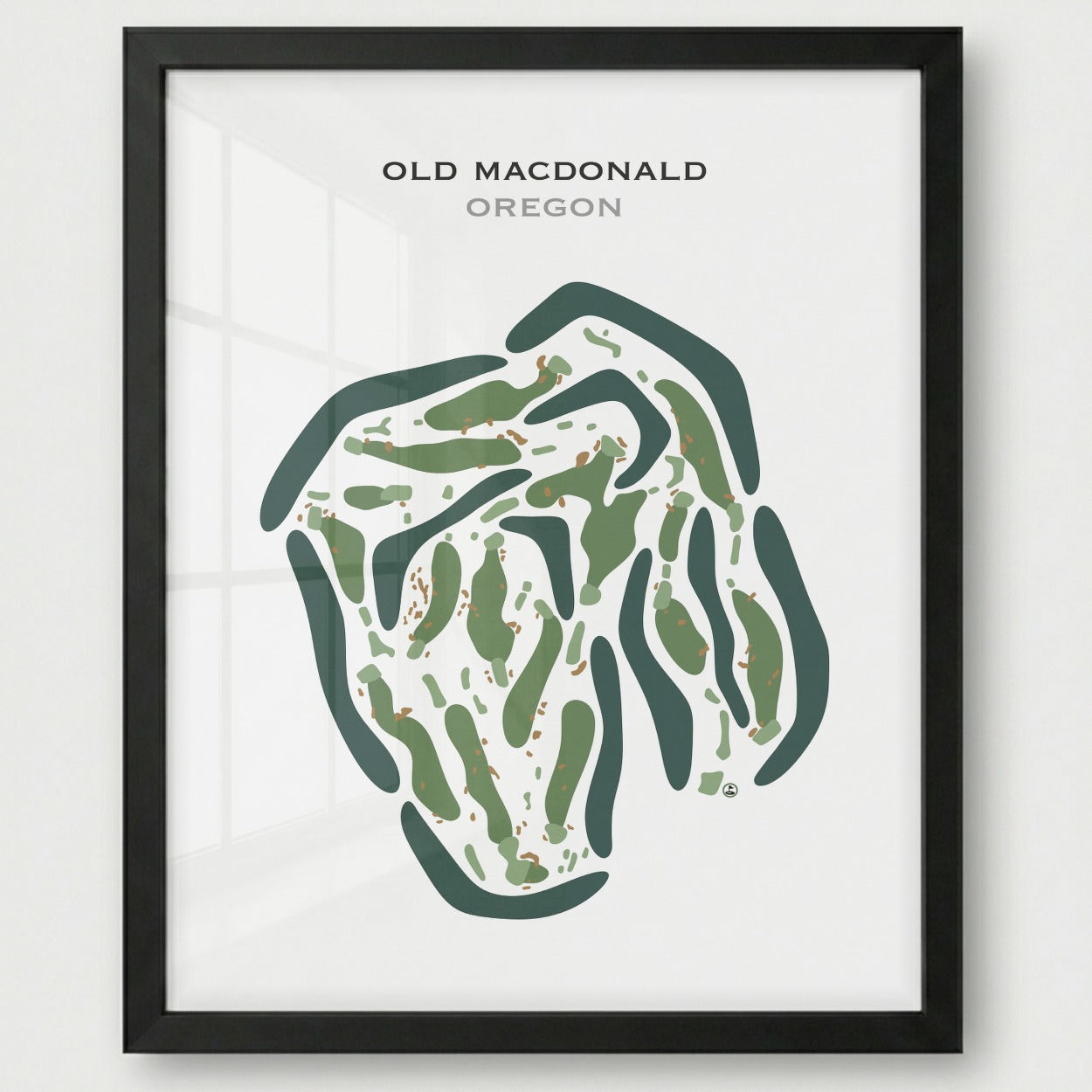 Old Macdonald, Oregon - Printed Golf Courses