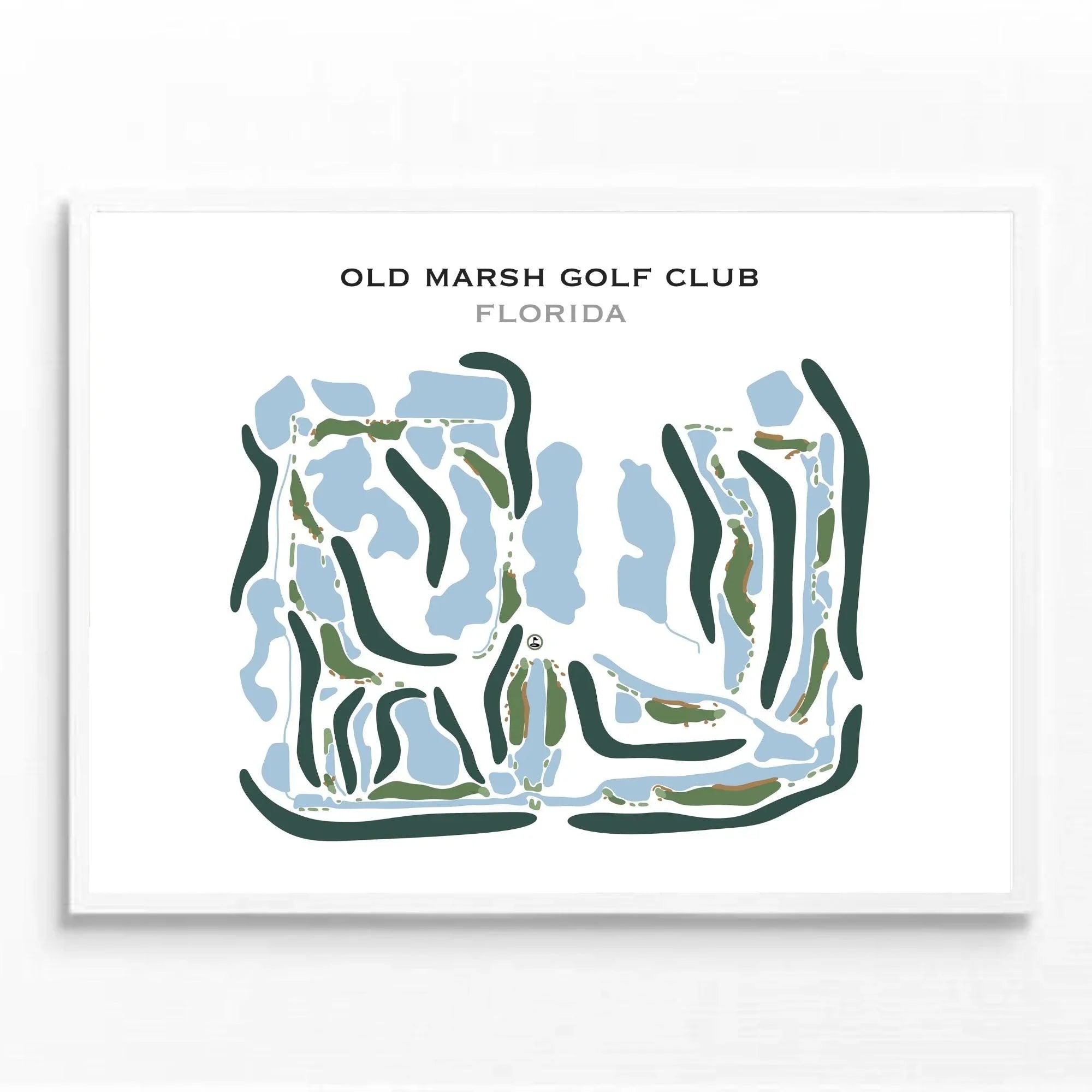 Old Marsh Golf Club, Florida - Printed Golf Course