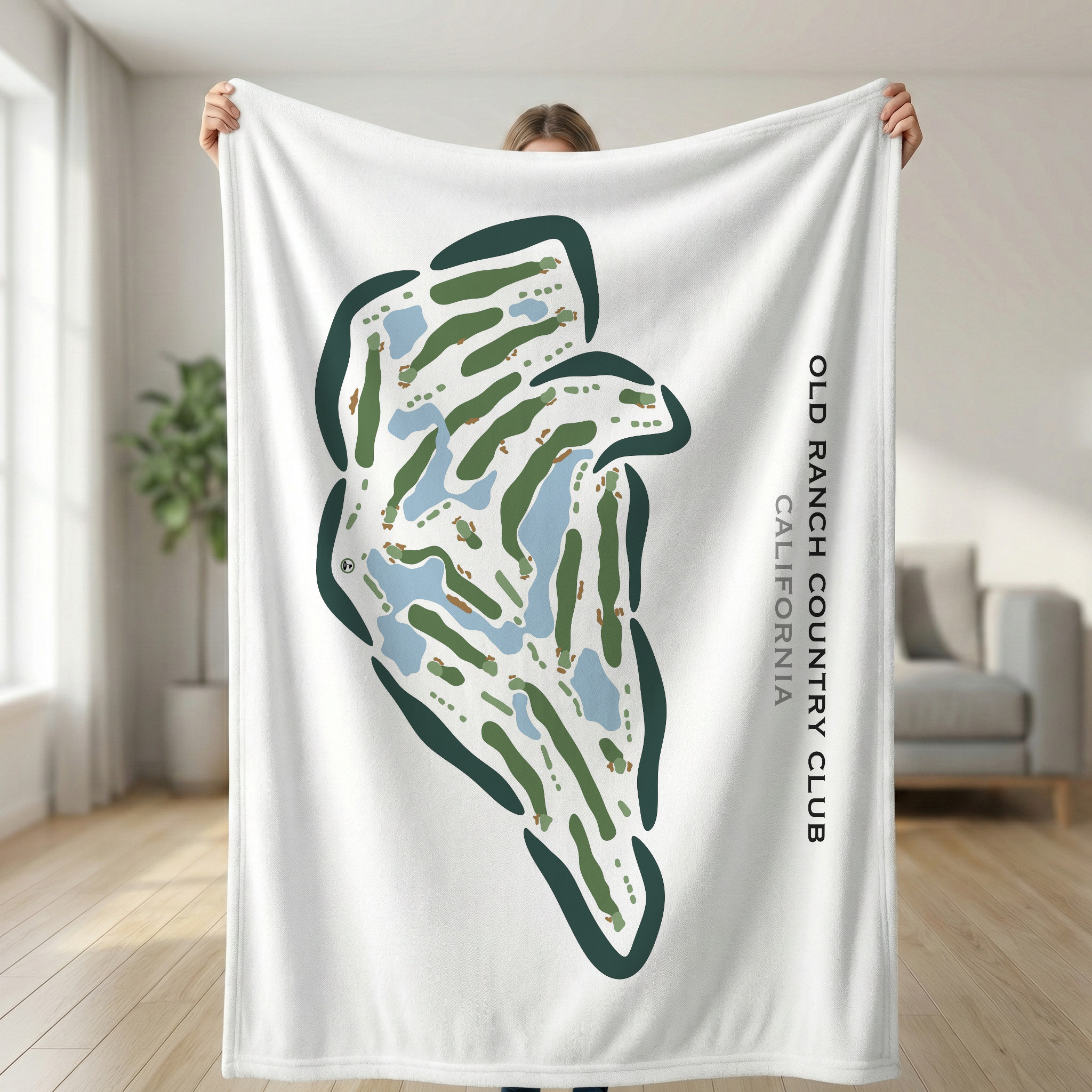 Old Ranch Country Club, California - Printed Golf Course