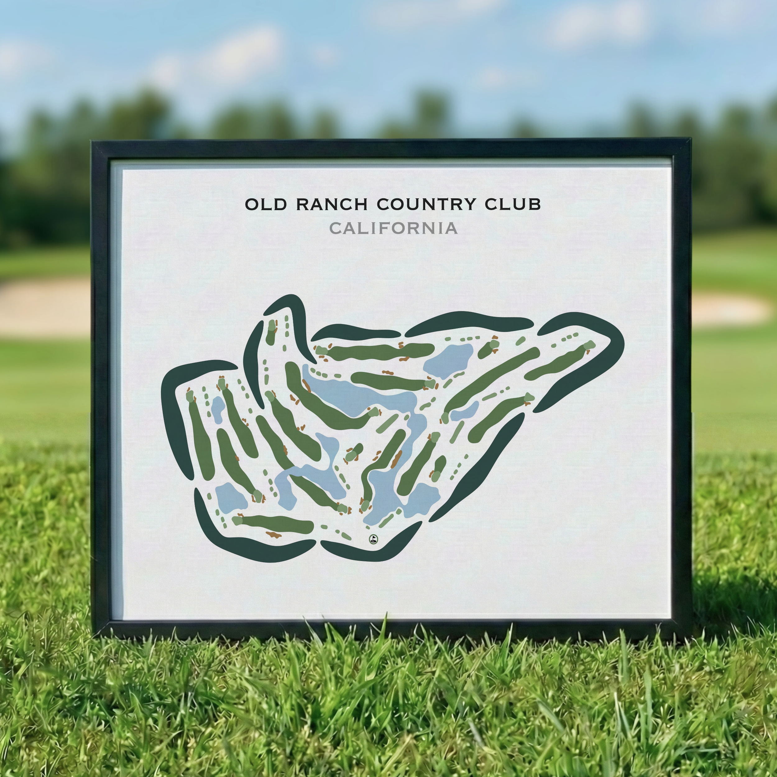 Old Ranch Country Club, California - Printed Golf Course