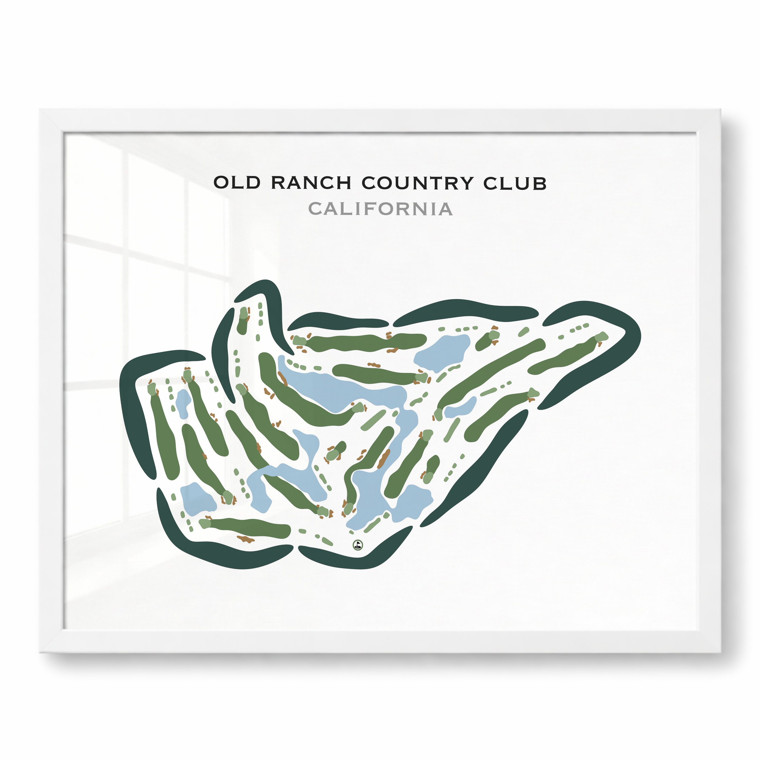 Old Ranch Country Club, California - Printed Golf Course