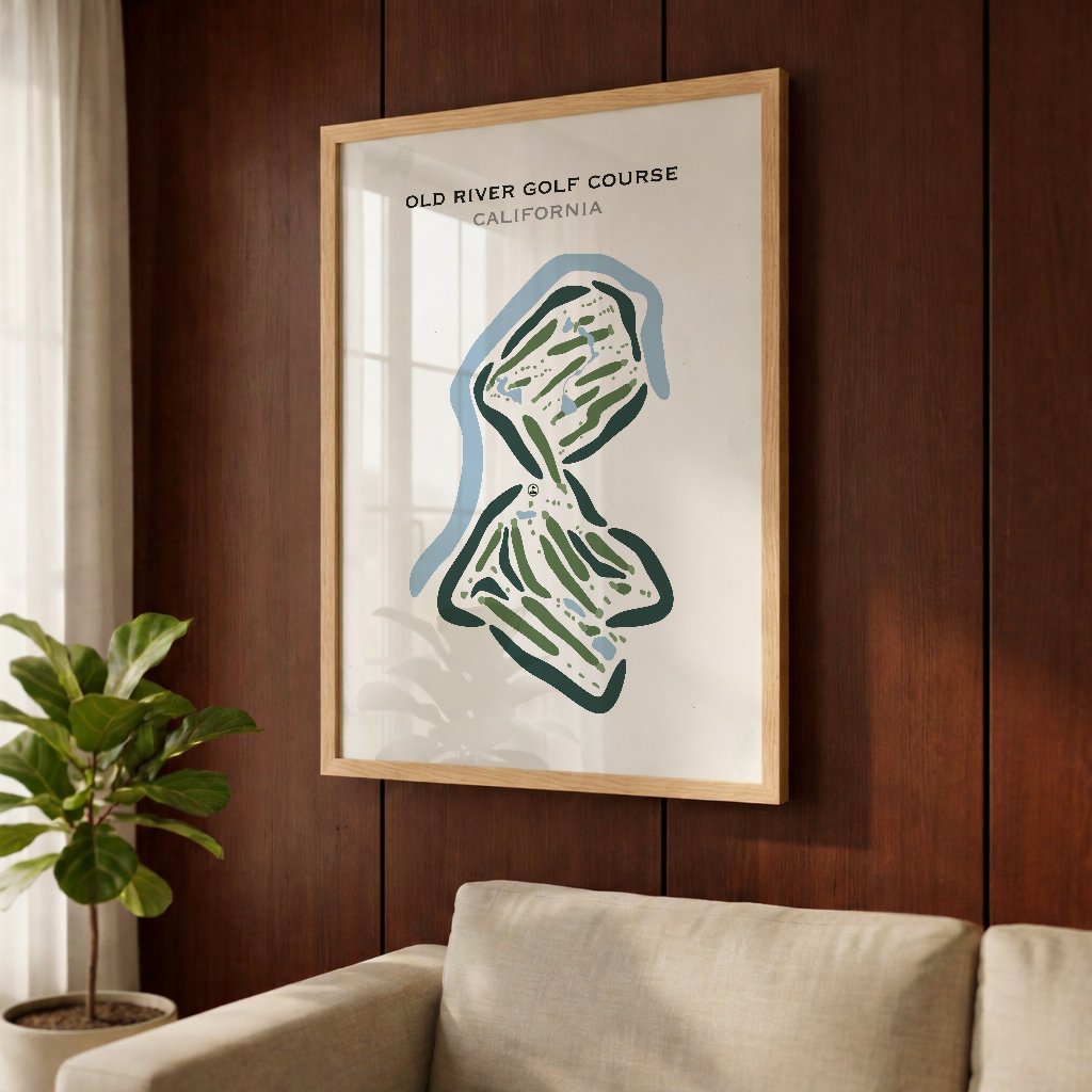 Old River Golf Course, California - Printed Golf Courses