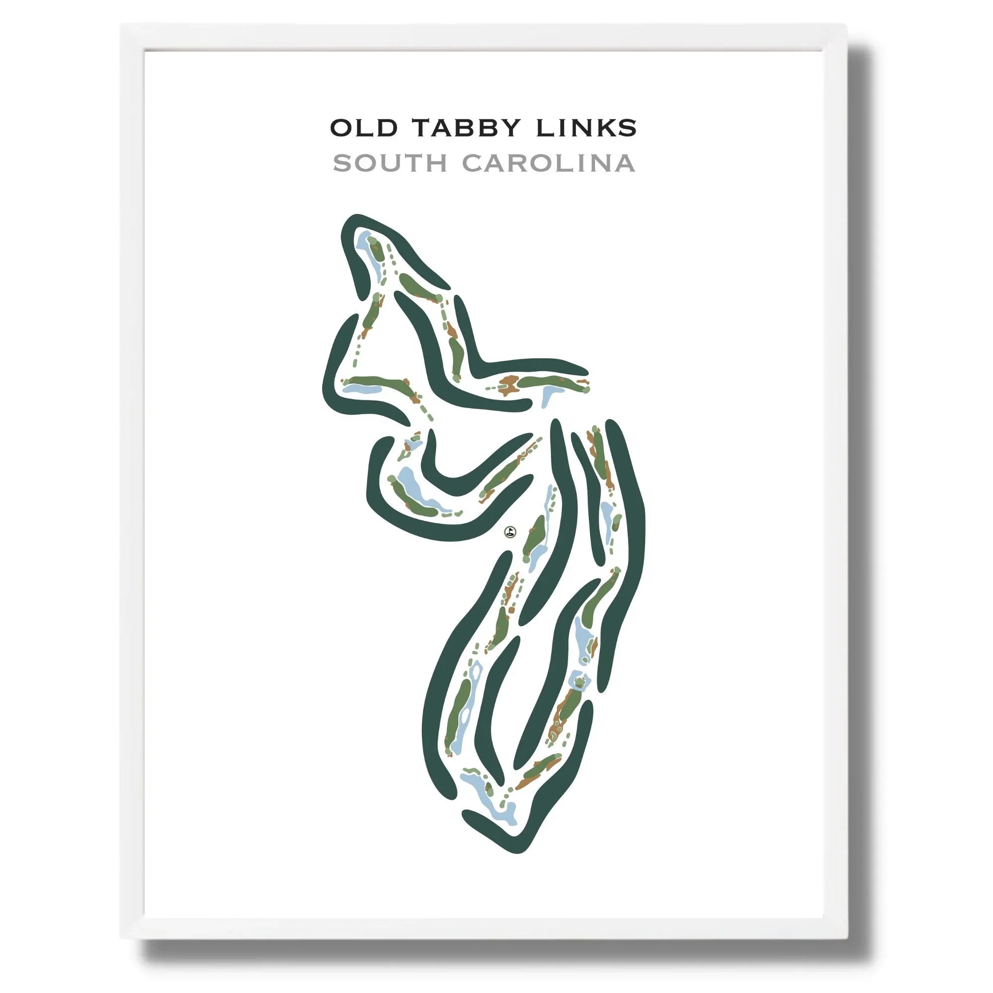 Old Tabby Golf Links, South Carolina - Printed Golf Course