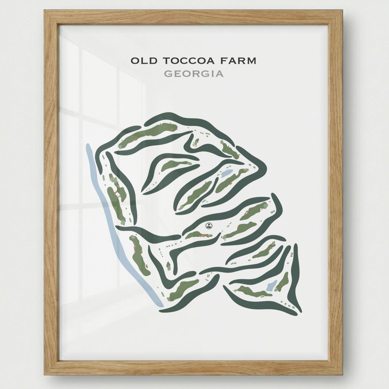 Old Toccoa Farm, Georgia - Printed Golf Courses