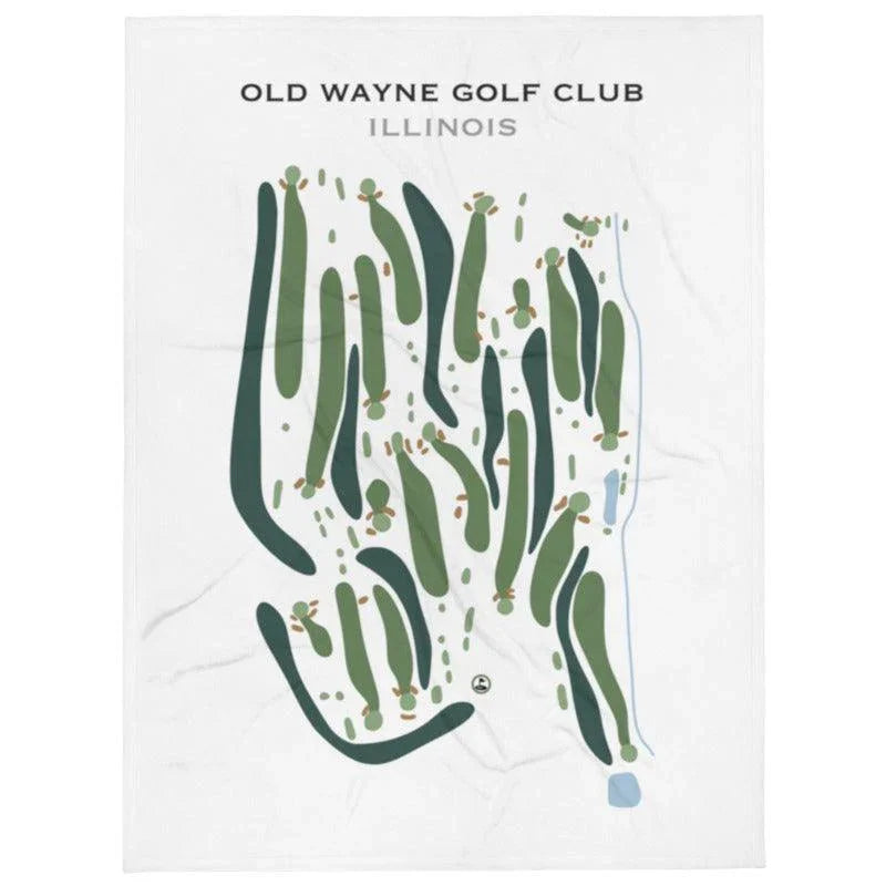 Old Wayne Golf Club, Illinois - Printed Golf Course