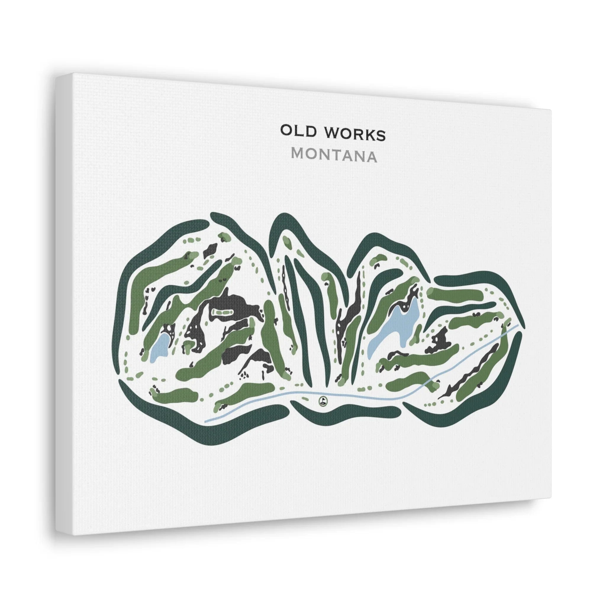 Old Works Golf Club, Montana - Printed Golf Courses