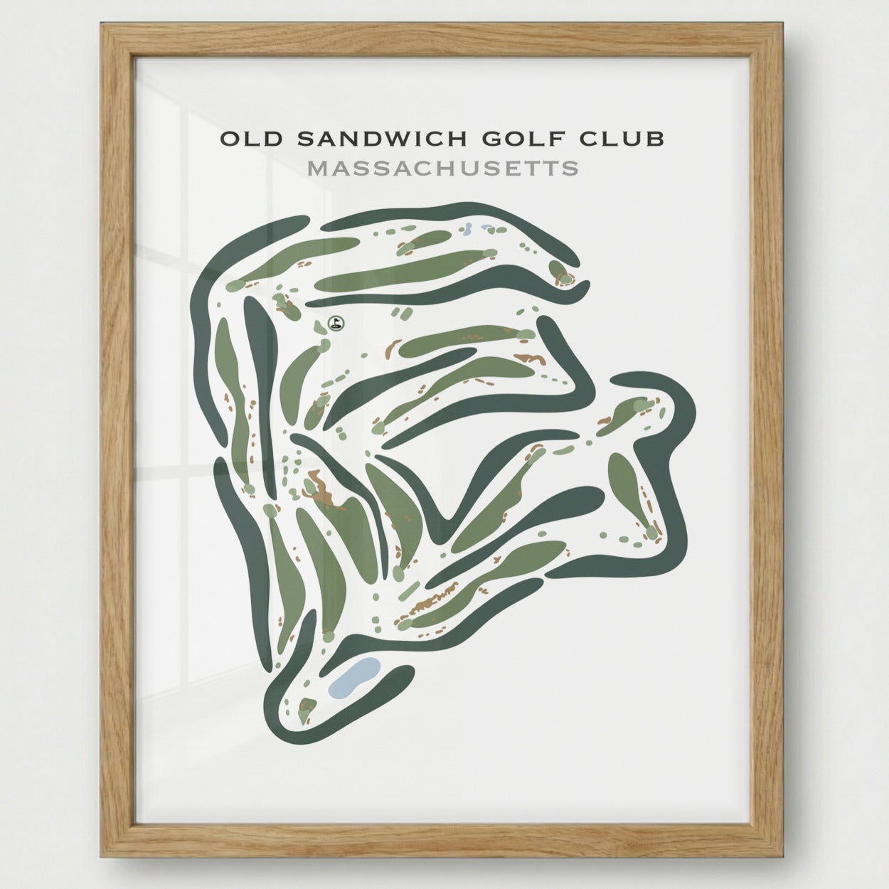 Old Sandwich Golf Club, Massachusetts - Printed Golf Courses