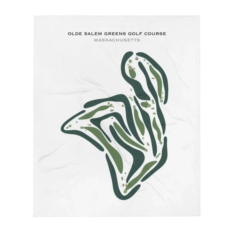 Olde Salem Greens Golf Course, Massachusetts - Printed Golf Courses
