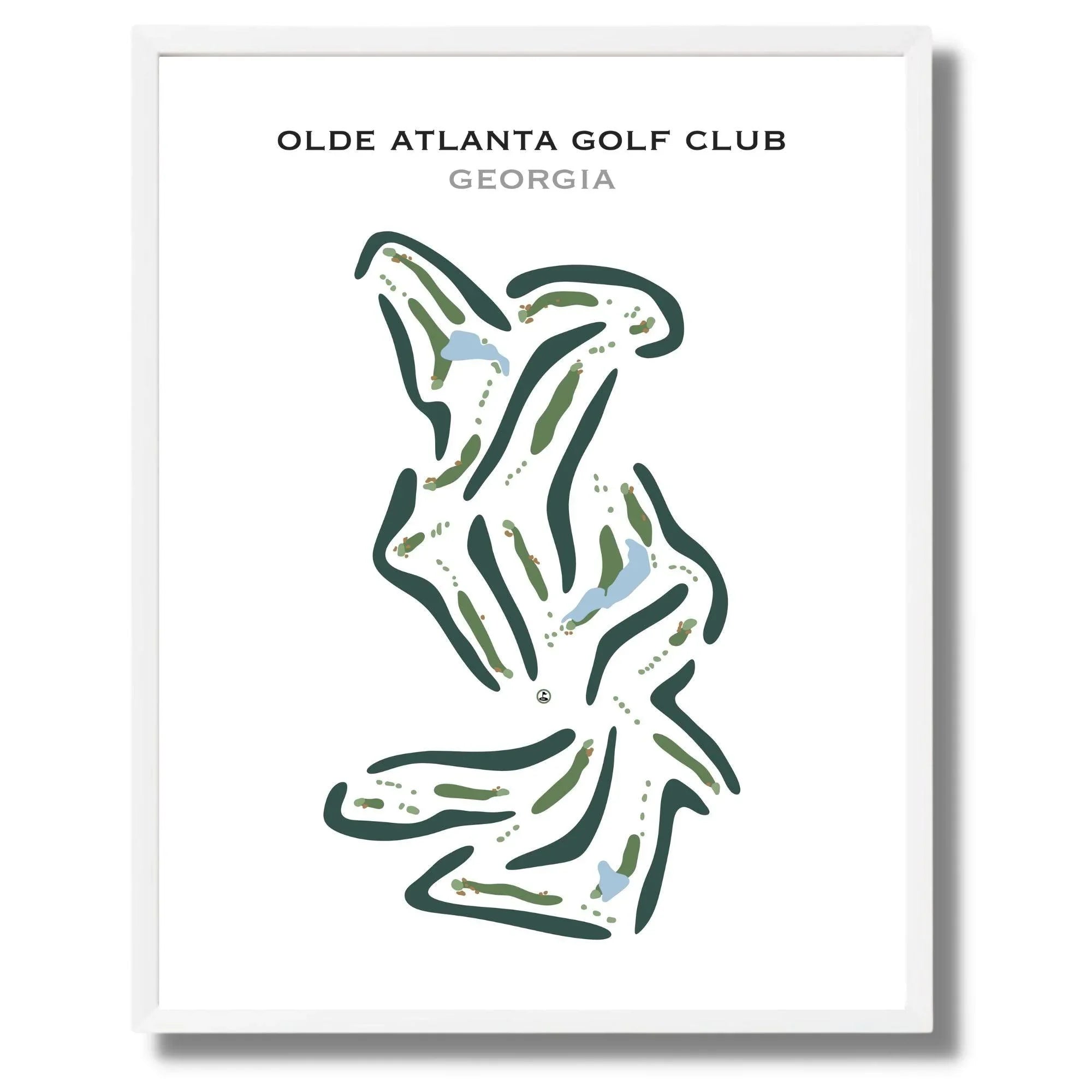 Olde Atlanta Golf Club, Georgia - Printed Golf Course