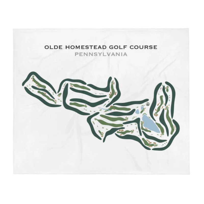 Olde Homestead Golf Course, Pennsylvania - Printed Golf Courses