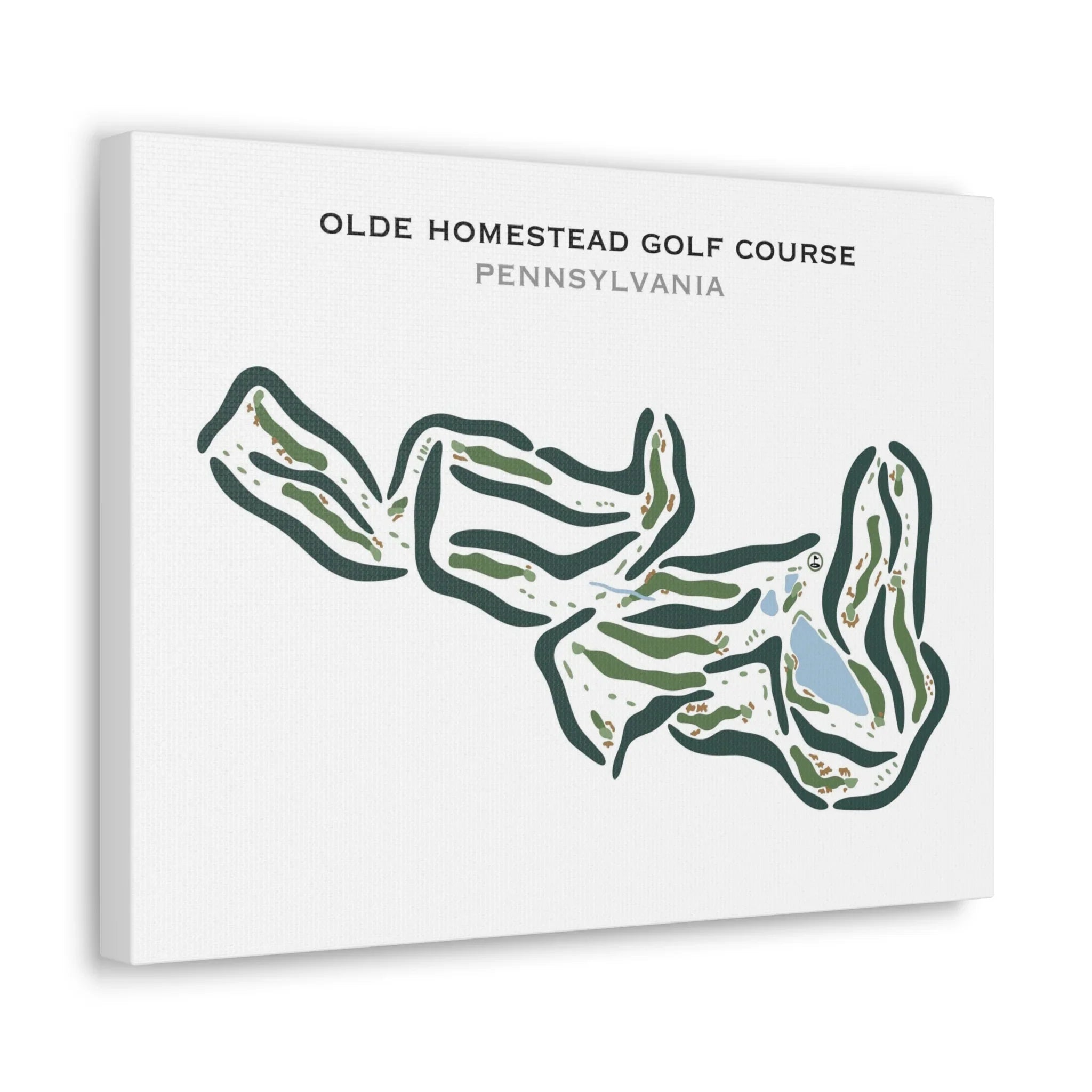 Olde Homestead Golf Course, Pennsylvania - Printed Golf Courses