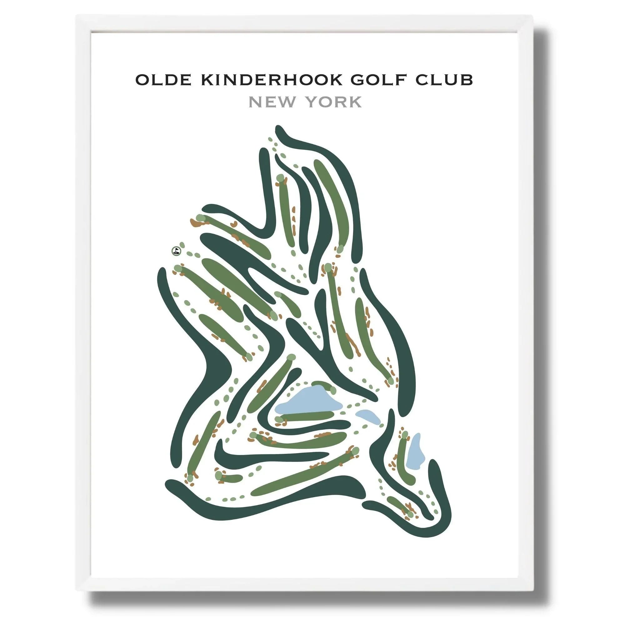Olde Kinderhook Golf Club, New York - Printed Golf Courses