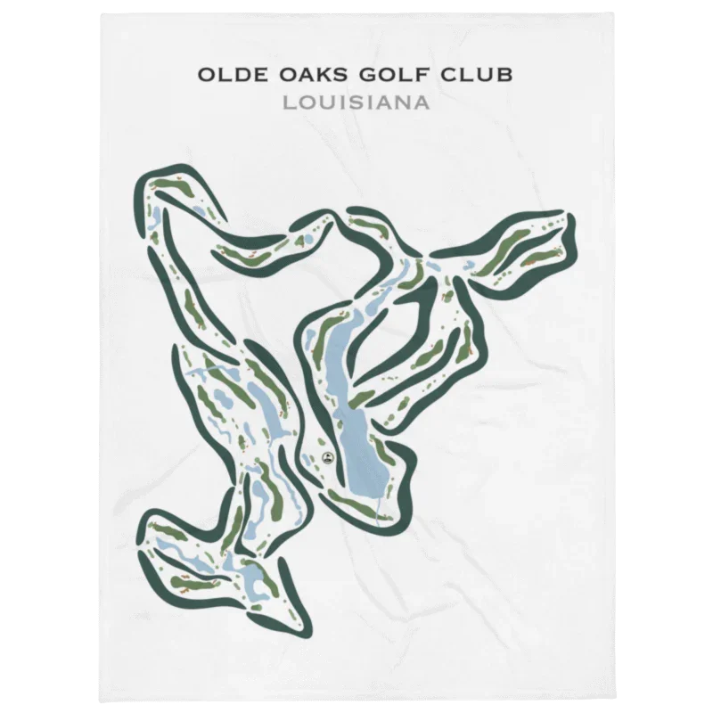 Olde Oaks Golf Club, Louisiana - Printed Golf Courses