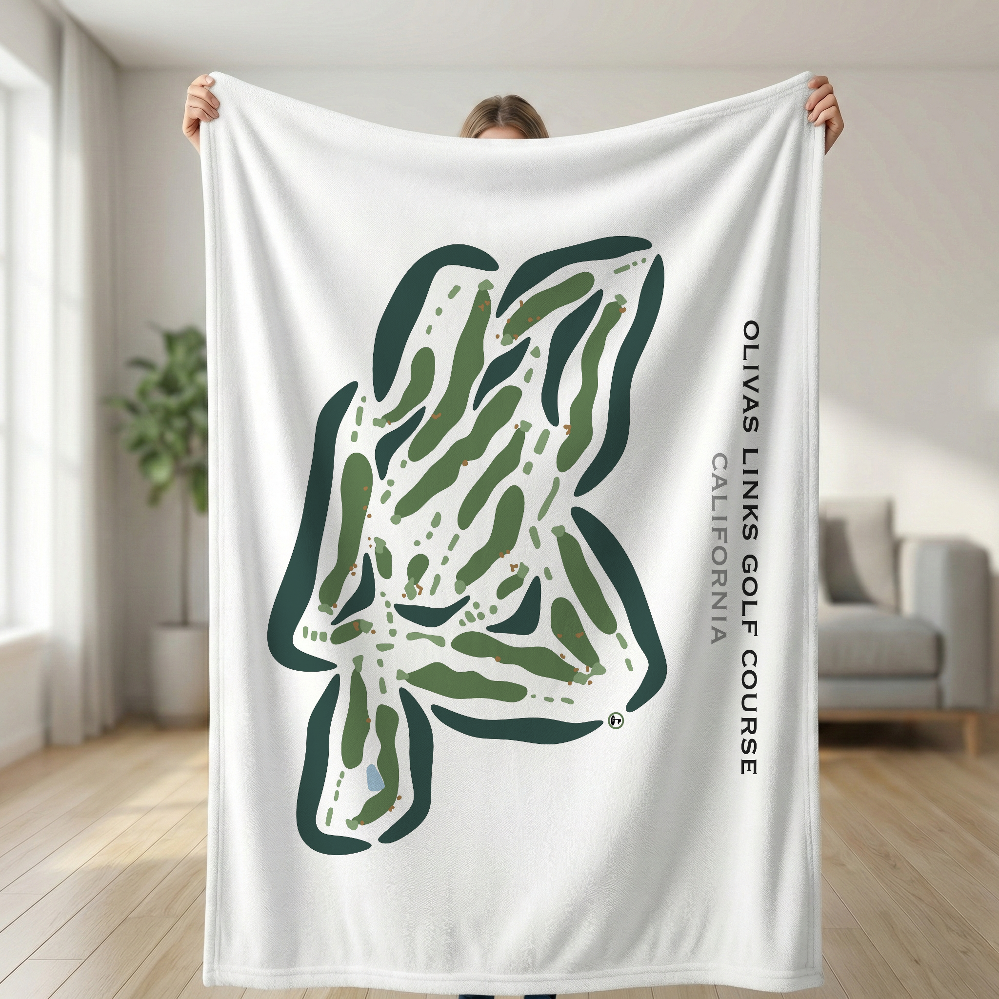 Olivas Links Golf Course, California - Printed Golf Courses