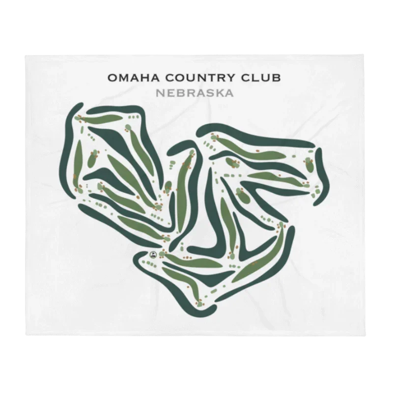 Omaha Country Club, Nebraska - Printed Golf Courses