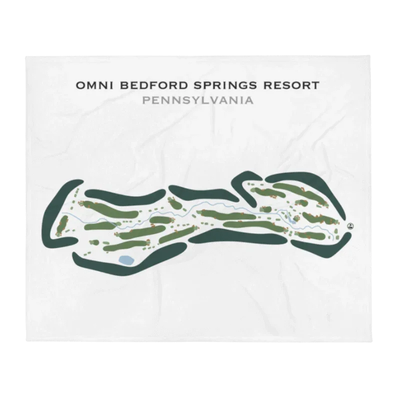 Omni Bedford Springs Resort, Pennsylvania - Printed Golf Courses