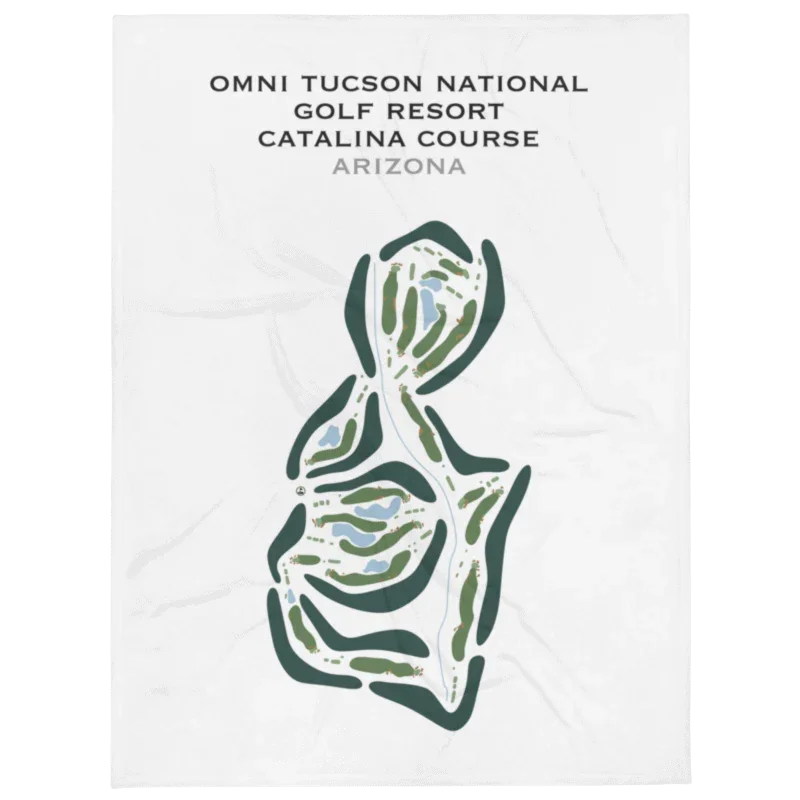 Omni Tucson National Golf Resort - Catalina Course, Arizona - Printed Golf Courses