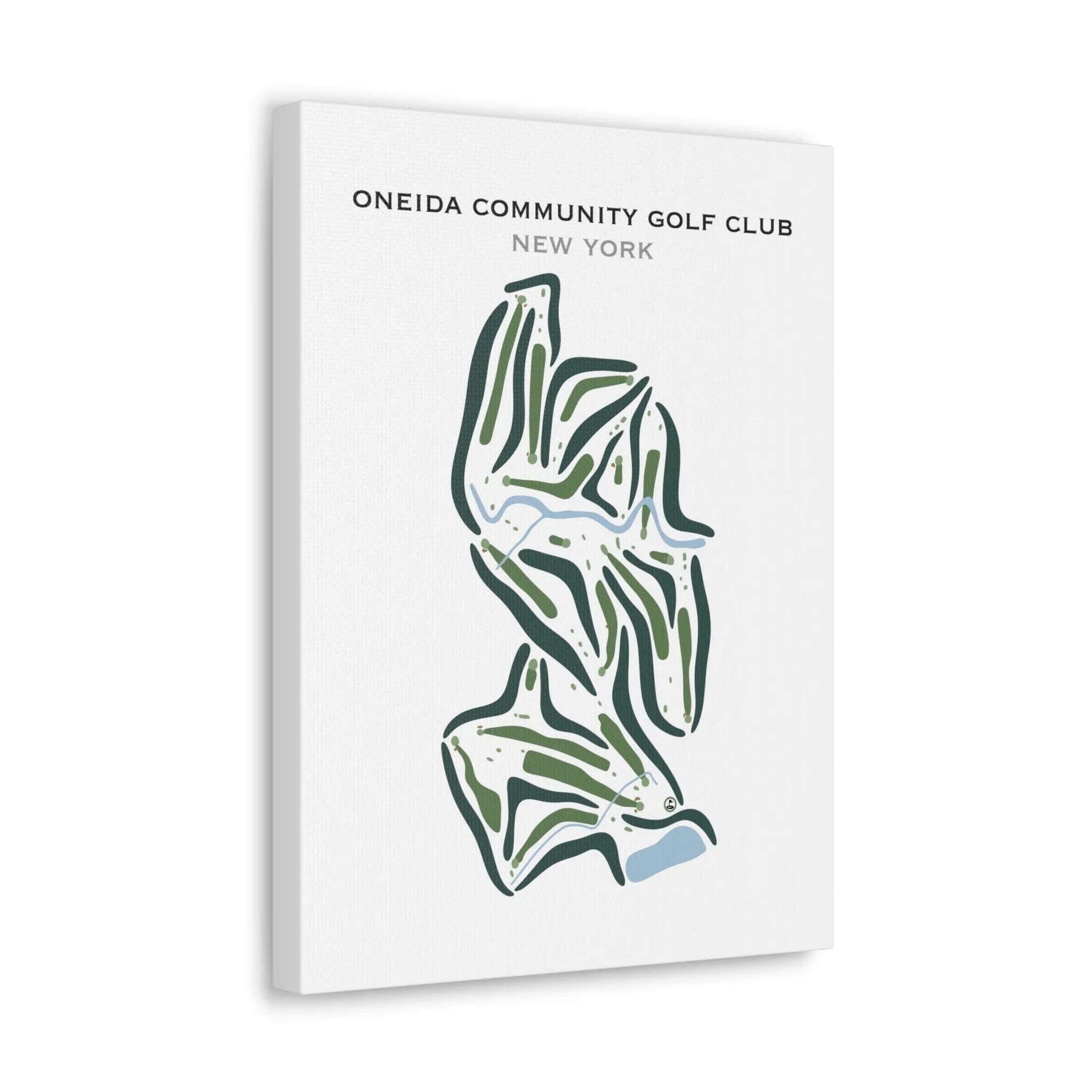 Oneida Community Golf Club, New York - Printed Golf Courses