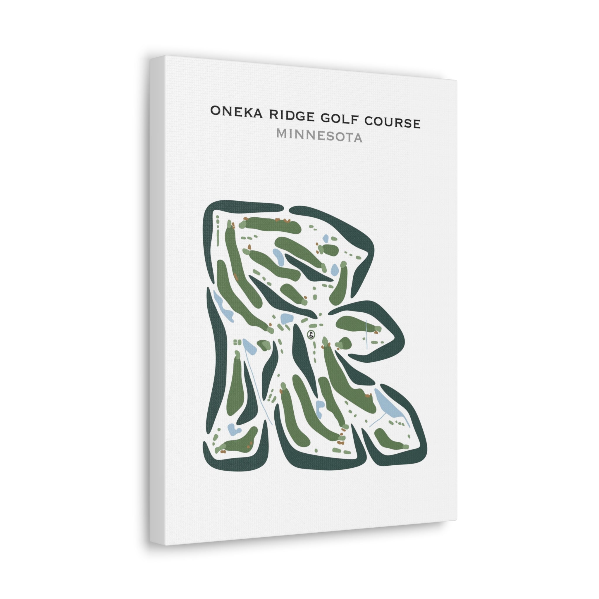 Oneka Ridge Golf Course, Minnesota - Printed Golf Courses